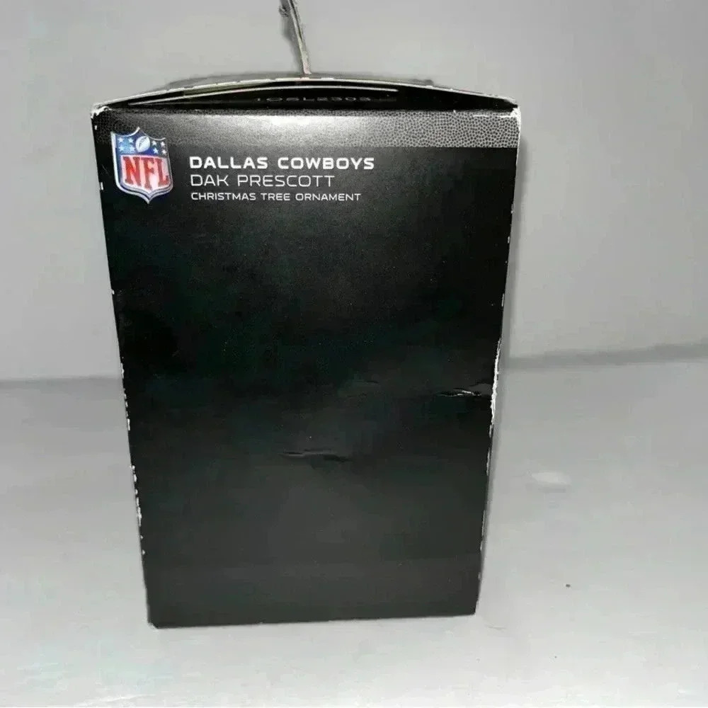 Hallmark NFL DAK PRESCOTT 2022 Wobble Head ornament NIB w some box damage - Picture 5 of 5